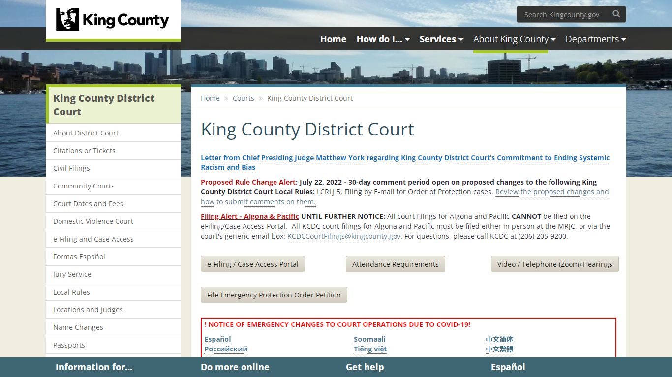 King County District Court - King County - King County, Washington